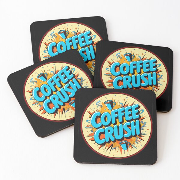 Item preview, Coffee crush colourful text logo designed and sold by Seanyah.