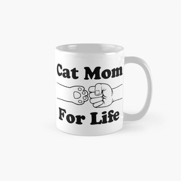 Aperçu de l'œuvre Maman chat pour la vie créée et vendue par Flexteeshirt.