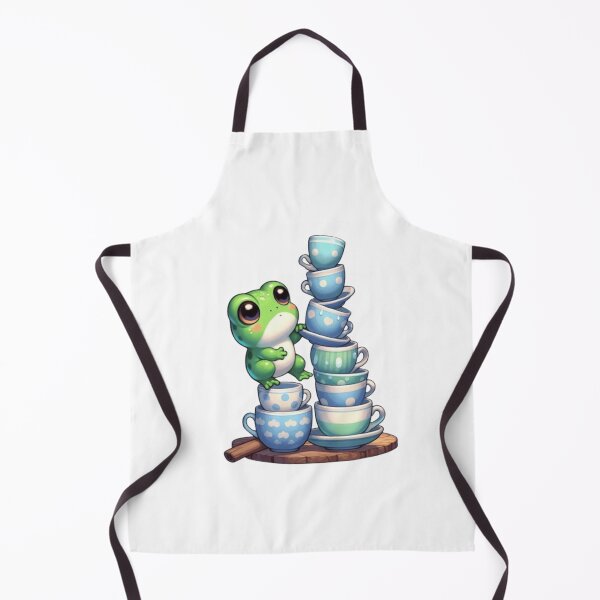 Item preview, Cute Chibi Frog balancing teacups classic t-shirt, stickers etc. designed and sold by EpiphanyArt28.
