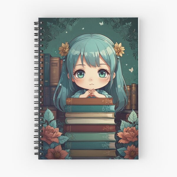 Item preview, Chibi Bookworm designed and sold by MusesWhispers.