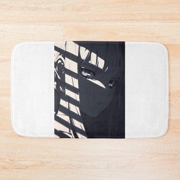 Item preview, manga girl black and white designed and sold by KOB-DESIGN ⭐⭐⭐⭐⭐.