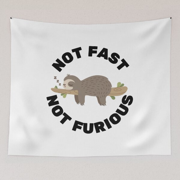 Item preview, Not fast not furious designed and sold by Oval Shop.