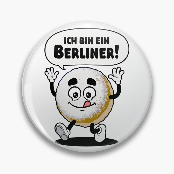 Item preview, Funny cartoon Berliner pancakes – I am a Berliner! designed and sold by Infinitee8hirts.