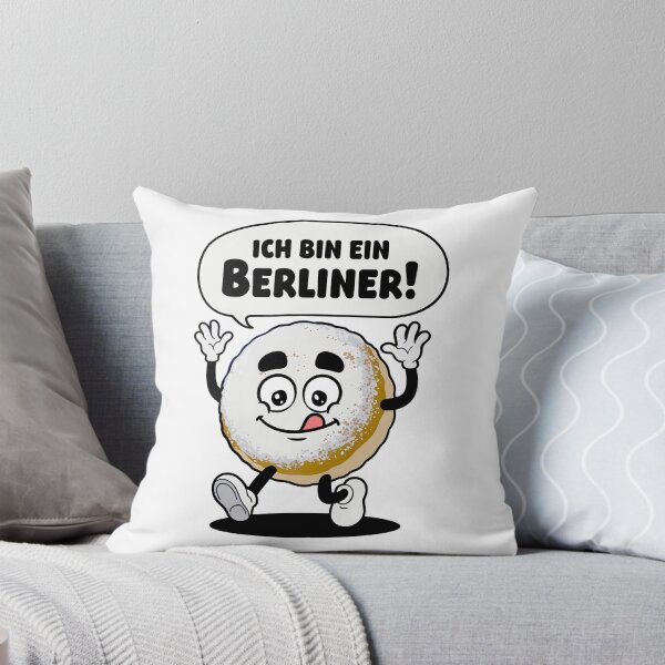 Item preview, Funny cartoon Berliner pancakes – I am a Berliner! designed and sold by Infinitee8hirts.