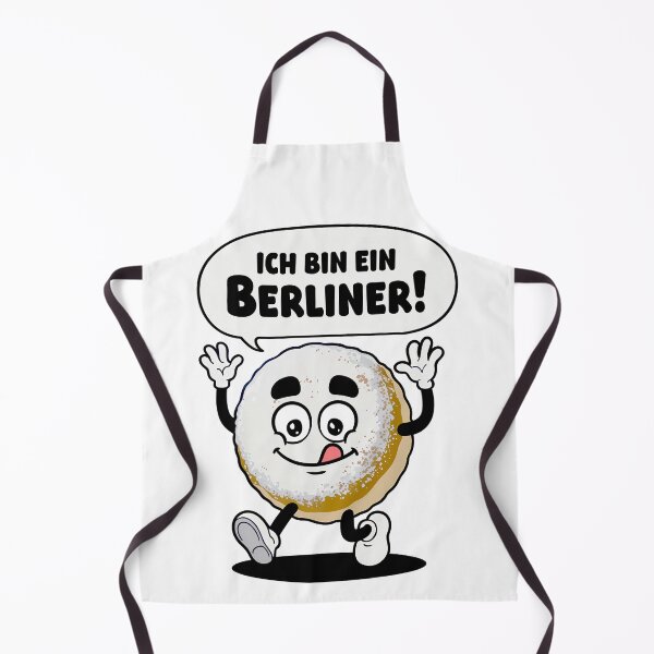 Item preview, Funny cartoon Berliner pancakes – I am a Berliner! designed and sold by Infinitee8hirts.