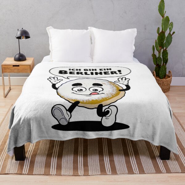 Item preview, Funny cartoon Berliner pancakes – I am a Berliner! designed and sold by Infinitee8hirts.