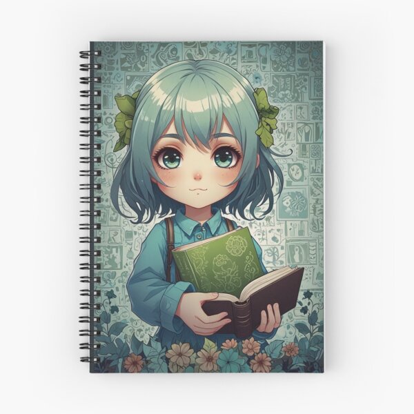 Item preview, Chibi Bookworm designed and sold by MusesWhispers.