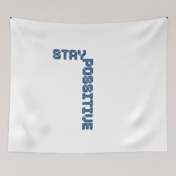 Item preview, stay possitive t-shirt designed and sold by Firstpharm.