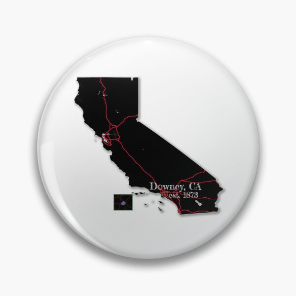 Item preview, Downey, CA designed and sold by PhilbonianDezin.