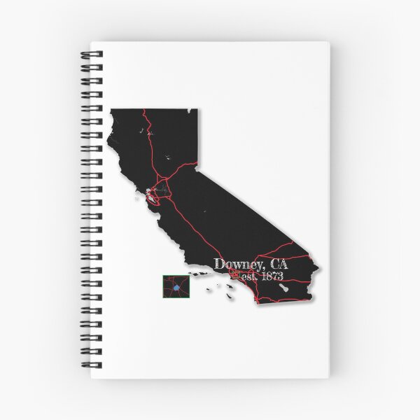 Item preview, Downey, CA designed and sold by PhilbonianDezin.