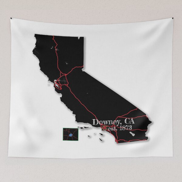 Item preview, Downey, CA designed and sold by PhilbonianDezin.
