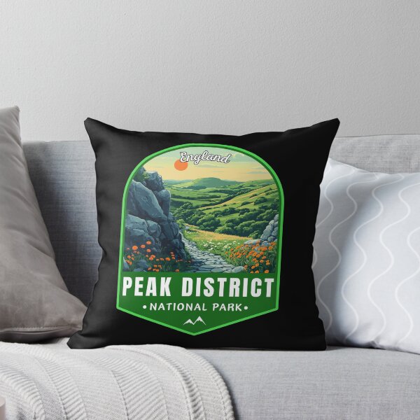 Item preview, Peak District National Park in England Retro Travel Emblem designed and sold by MaateoDesign.
