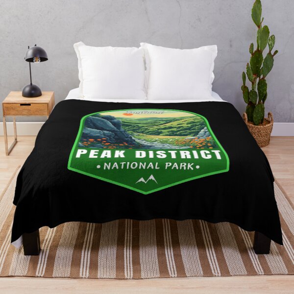 Item preview, Peak District National Park in England Retro Travel Emblem designed and sold by MaateoDesign.