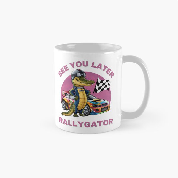 Item preview, Alligator Crocodile Funny Drag Racing Rally Motorsports Car designed and sold by NiibDesigns.