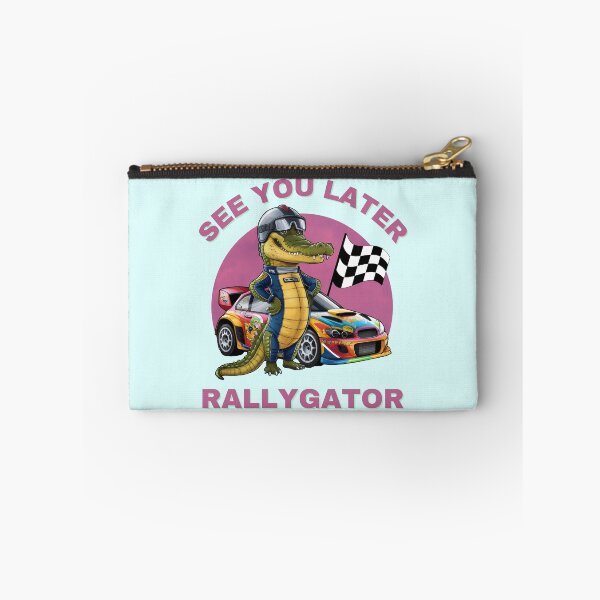 Item preview, Alligator Crocodile Funny Drag Racing Rally Motorsports Car designed and sold by NiibDesigns.