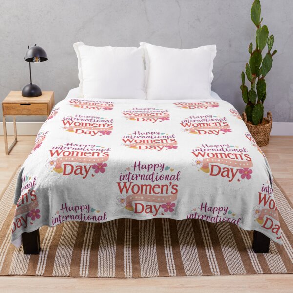 Item preview, 'Happy International Women's Day' T-Shirt Celebrating All Kind of Women Love & Support designed and sold by Merch Your Vibes.