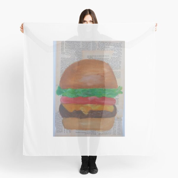 Item preview, burger acrylic paint designed and sold by Aimzeescrazycreations.