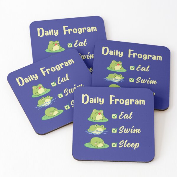 Item preview, EAT SWIM SLEEP FROG SWIMMING WATER SPORT SWIMMER designed and sold by NiibDesigns.