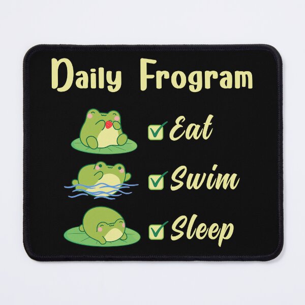 Item preview, EAT SWIM SLEEP FROG SWIMMING WATER SPORT SWIMMER designed and sold by NiibDesigns.