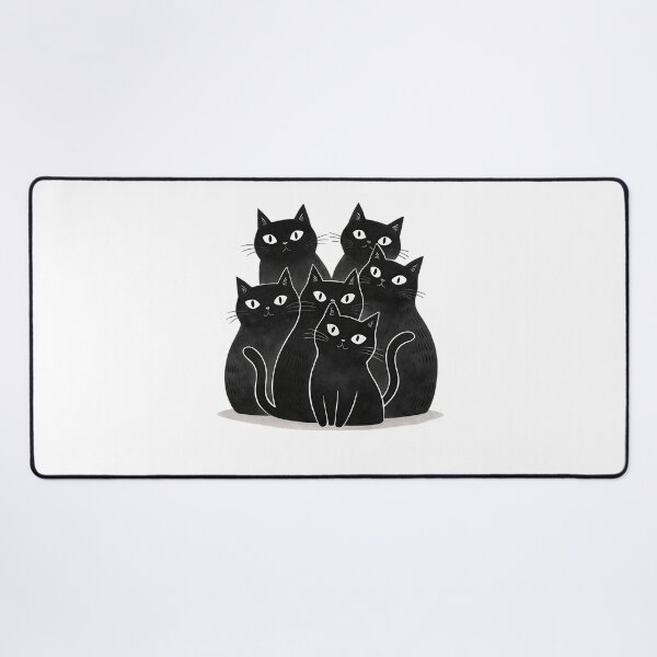 Item preview, Modern Trendy Cute Suspicious Cats designed and sold by SOUFIANE1991.