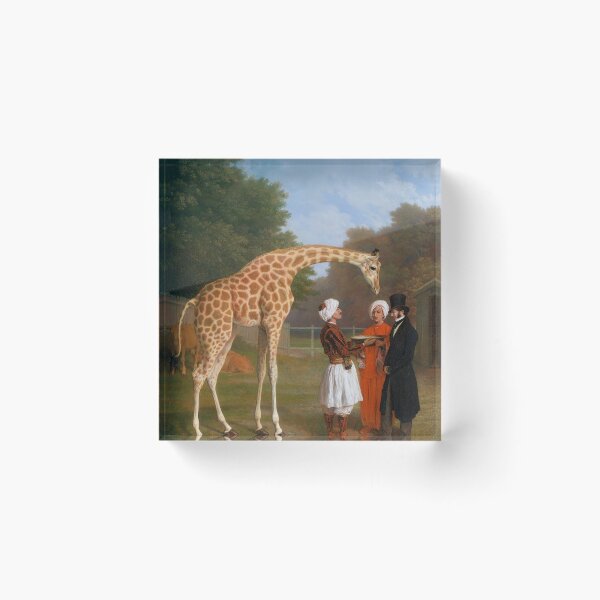Item preview, Jacques-Laurent Agasse (1767-1849) - The Nubian Giraffe designed and sold by Vintage Designs +.