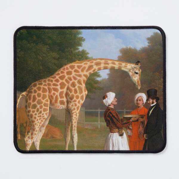 Item preview, Jacques-Laurent Agasse (1767-1849) - The Nubian Giraffe designed and sold by Vintage Designs +.