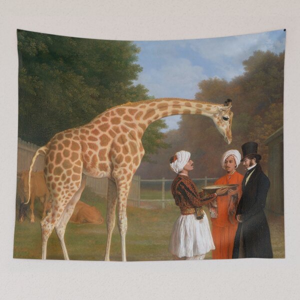 Item preview, Jacques-Laurent Agasse (1767-1849) - The Nubian Giraffe designed and sold by Vintage Designs +.
