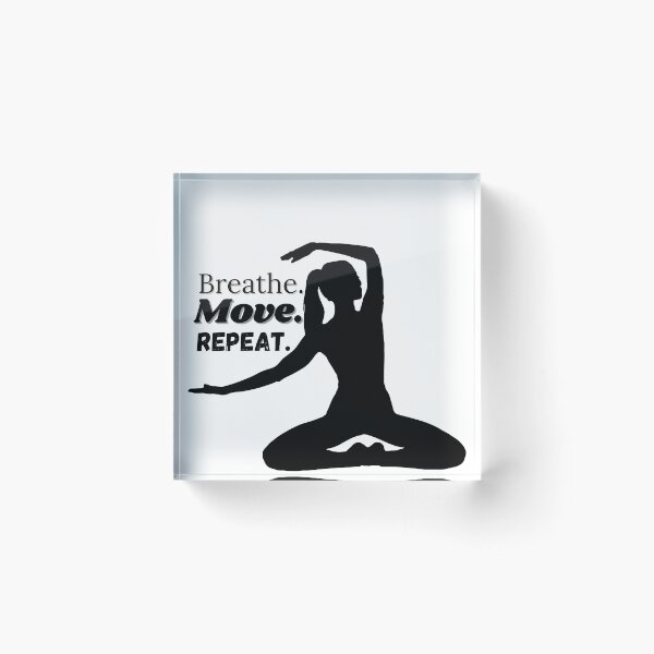 Item preview, Breathe. Move. Repeat.  designed and sold by ChiWellness Shop.