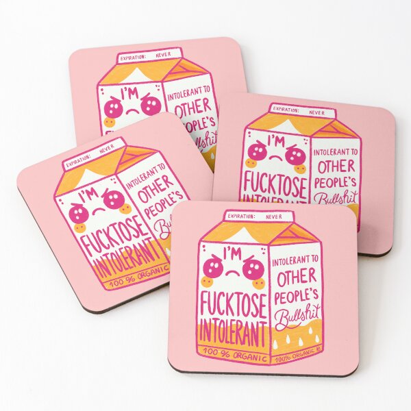 Item preview, F*cktose Intolerant: Sarcastic Milk Carton Art designed and sold by Itouchedabee.