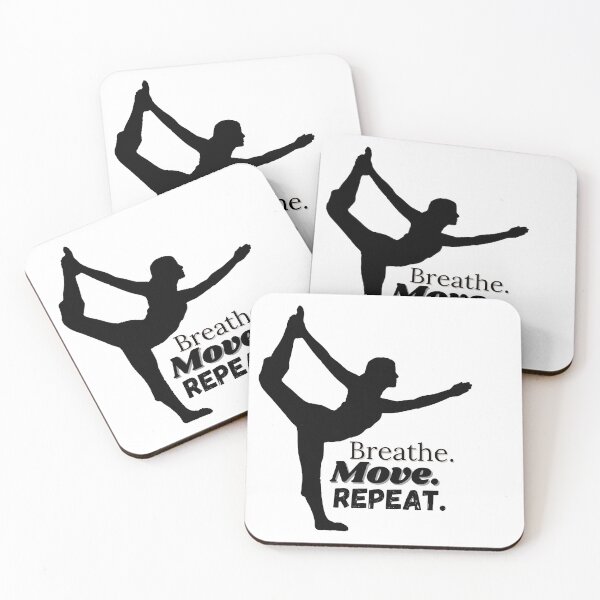 Item preview, Breathe. Move. Repeat. (Yoga Pose) designed and sold by ChiWellness Shop.