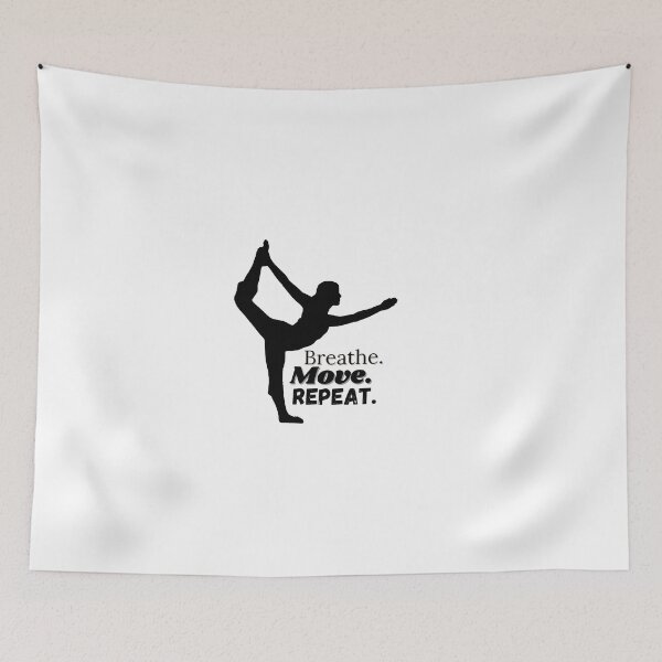 Item preview, Breathe. Move. Repeat. (Yoga Pose) designed and sold by ChiWellness Shop.