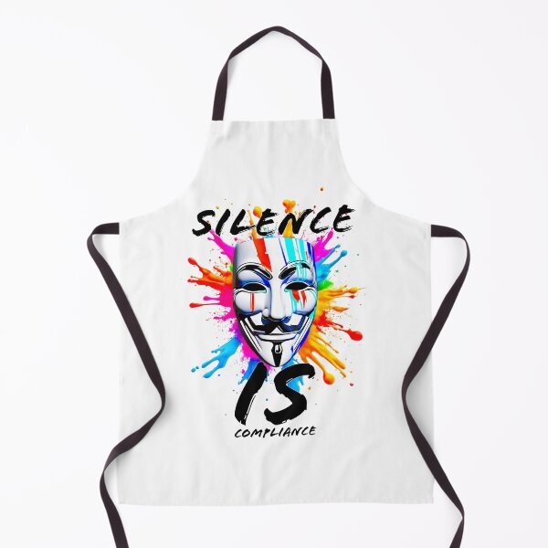Item preview, Protest slogans. Anonymous. Silence is compliance designed and sold by Drone-tees.