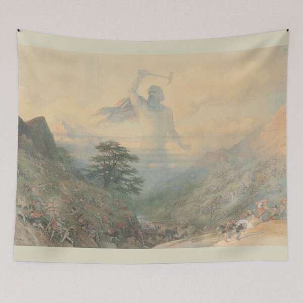 Item preview,  Thor, God of Thunder - Richard Doyle London 1824-1883 designed and sold by Vintage Designs +.