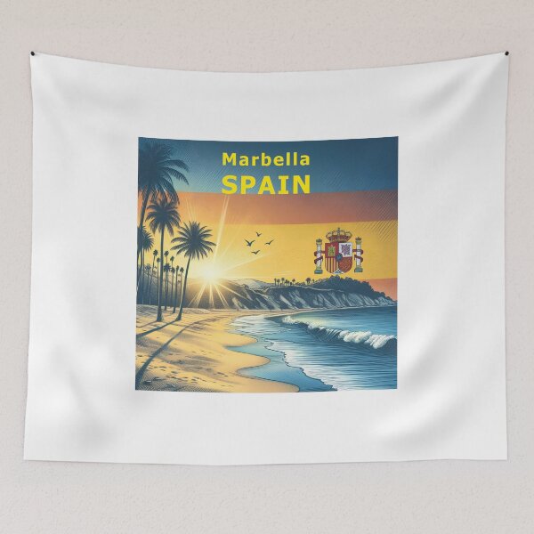 Item preview, Marbella, Spain beach evening sunset  designed and sold by Gunnar Hermansen.