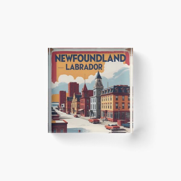 Item preview, Newfoundland and Labrador Canada 1950s Vintage Travel Tourism designed and sold by TravelersGems.