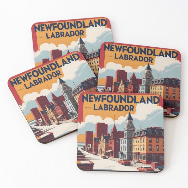 Item preview, Newfoundland and Labrador Canada 1950s Vintage Travel Tourism designed and sold by TravelersGems.