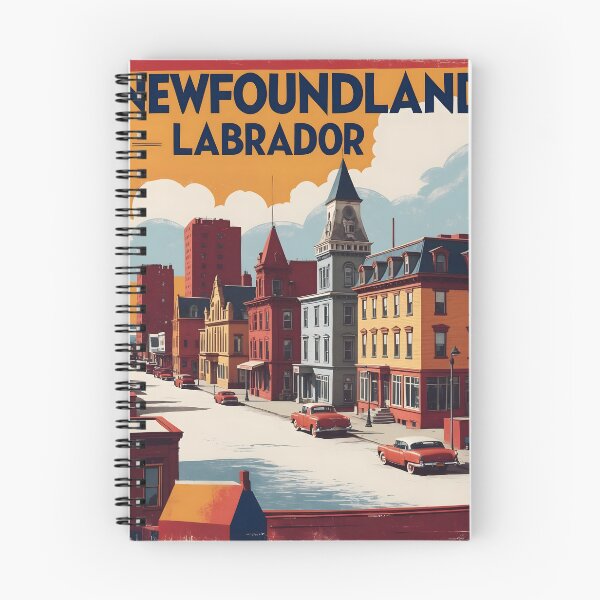 Item preview, Newfoundland and Labrador Canada 1950s Vintage Travel Tourism designed and sold by TravelersGems.