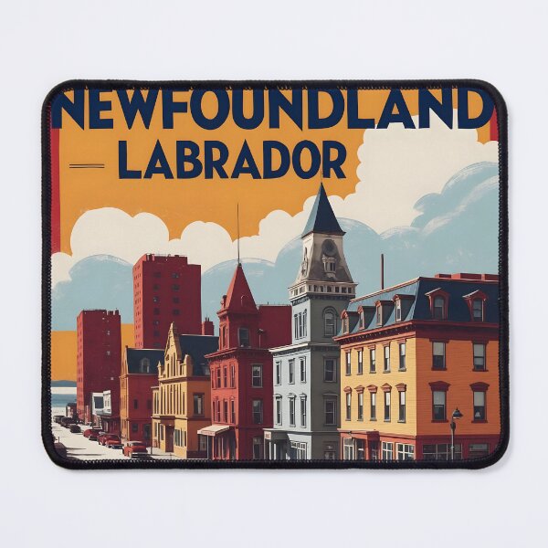 Item preview, Newfoundland and Labrador Canada 1950s Vintage Travel Tourism designed and sold by TravelersGems.