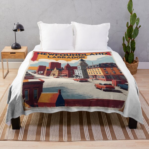 Item preview, Newfoundland and Labrador Canada 1950s Vintage Travel Tourism designed and sold by TravelersGems.