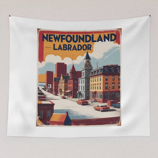 Item preview, Newfoundland and Labrador Canada 1950s Vintage Travel Tourism designed and sold by TravelersGems.