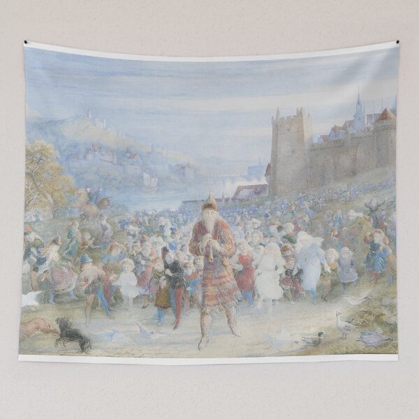 Item preview, Pied Piper of Hamelin - Richard Doyle (1824 - 1883) designed and sold by Vintage Designs +.