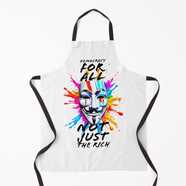 Item preview, Protest slogans. Anonymous. Democracy for all. designed and sold by Drone-tees.