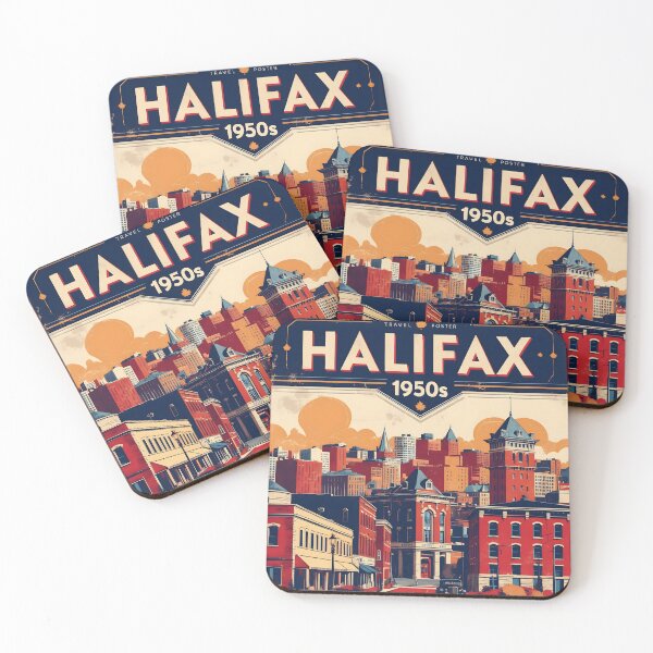 Item preview, Halifax Canada 1950s Vintage Travel Tourism designed and sold by TravelersGems.