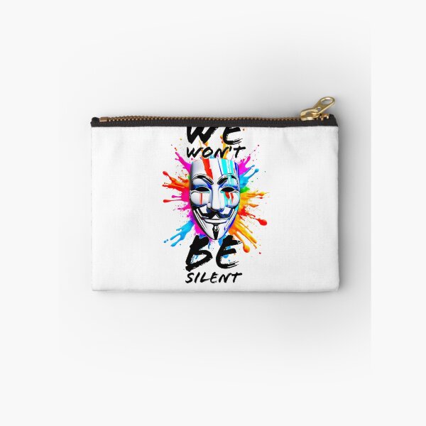 Item preview, Protest slogans. Anonymous. We won't be silent. designed and sold by Drone-tees.