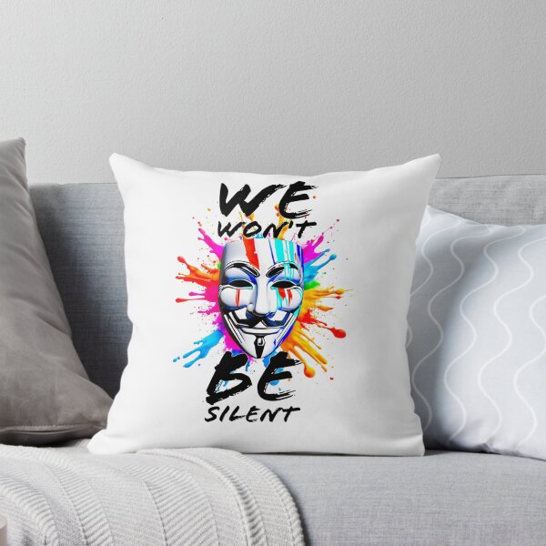 Item preview, Protest slogans. Anonymous. We won't be silent. designed and sold by Drone-tees.
