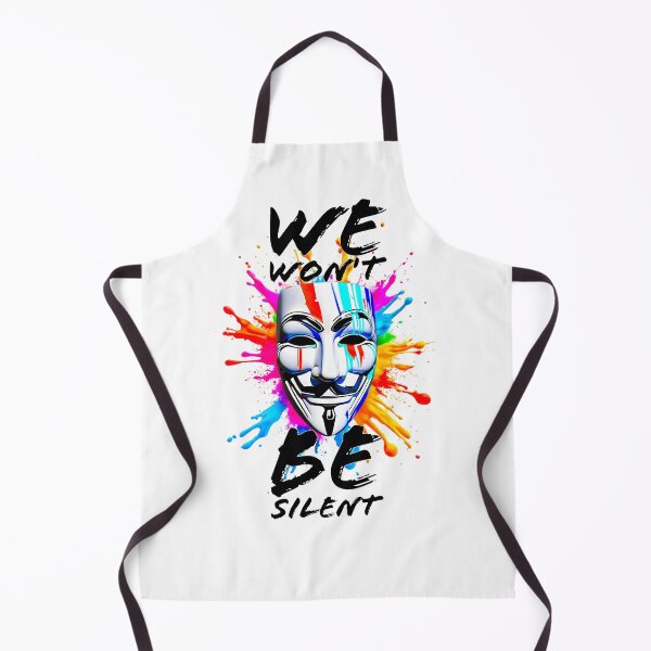 Item preview, Protest slogans. Anonymous. We won't be silent. designed and sold by Drone-tees.