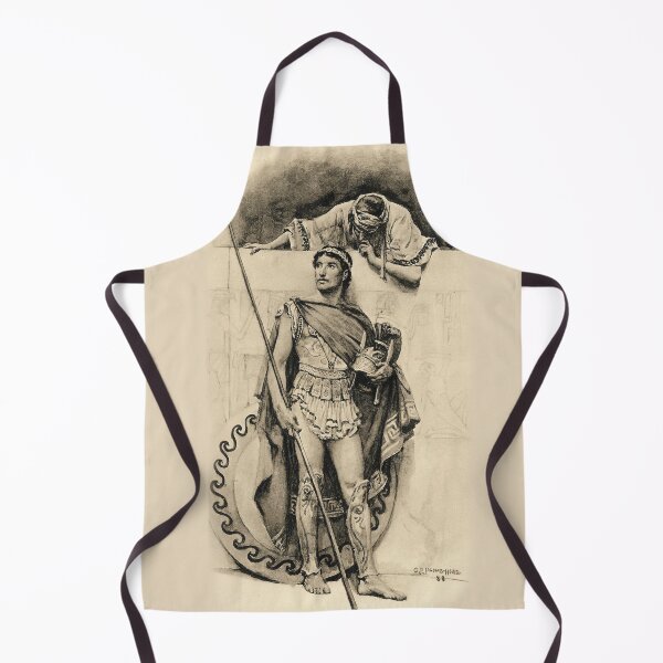 Item preview, Antony and Cleopatra vintage art illustration designed and sold by Vintage Designs +.
