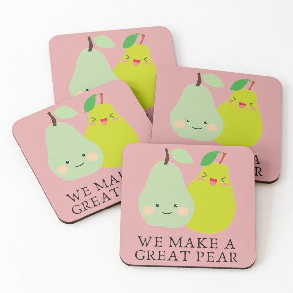 Item preview, We Make A Great Pear Cute Cartoon designed and sold by Vicky021.