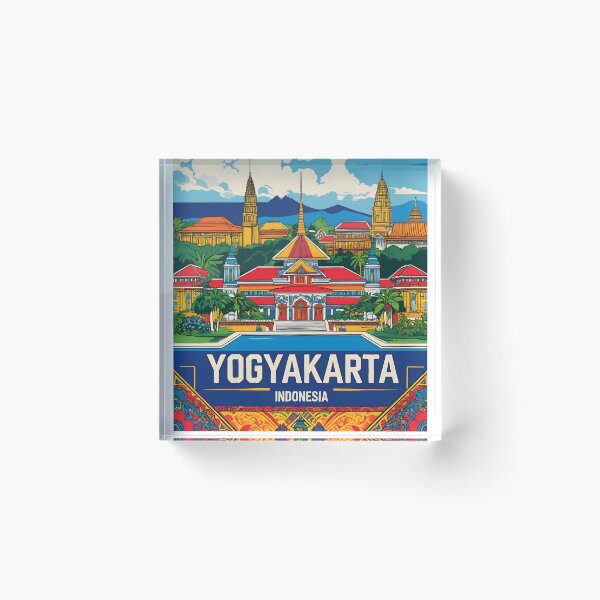 Item preview, Yogyakarta Indonesia Vintage Travel Tourism designed and sold by TravelersGems.