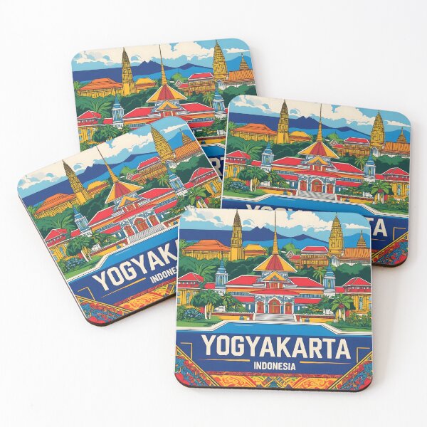 Item preview, Yogyakarta Indonesia Vintage Travel Tourism designed and sold by TravelersGems.